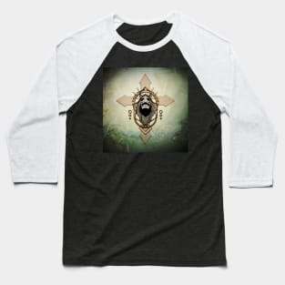 Awesome creepy skull with cross Baseball T-Shirt